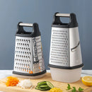 Axyaa Stainless Steel Box Grater & Slicer with Container - Kitchen Essential
