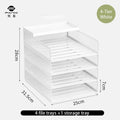 Axyaa Metal File Tray - Office Document Storage Rack