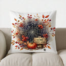 Autumn Wreath Pumpkin Berries Pillow Cover for Sofa Bedroom Car by Axyaa