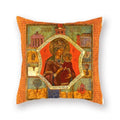 Axyaa Religious Pattern Polyester Throw Pillowcase - Decorative Cushion Cover for Home
