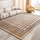 Axyaa Plaid Carpet Retro Rugs Fluffy Soft Lounge Plush Mat Home Large Area Thicken Rug