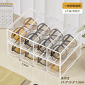 Axyaa Glasses Drawer Storage Box: Transparent Sunglasses Display Case and Stationery Rack.
