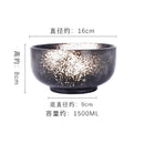 Axyaa Japanese Ceramic Noodle Bowl with Lid, Single Serving － Creative Instant Ramen Bowl