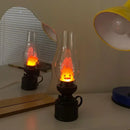 Axyaa Retro Decorative Flameless Night Light Halloween Candle Lamp