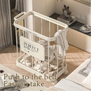 Axyaa Rolling Laundry Hamper with Wheels and Lid for Easy Storage