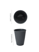 Axyaa Reusable Plastic Cups - Set of 11 - Multi-color PP Material