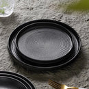 Axyaa Melamine Dinner Plate Set | Imitation Porcelain | Restaurant Tableware