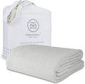 Axyaa King Size Luxury Cotton Herringbone Blanket
