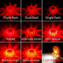 Axyaa LED Safety Flare Emergency Strobe Light with 9 Modes