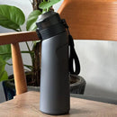Axyaa Flavored Water Bottle Sports Alr Up Drinking Bottle with Fruit Fragrance Pods