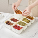 Axyaa Spice Seasoning Box with Lid - Kitchen Storage Organizer