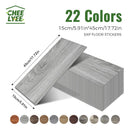 Axyaa Wood Grain Self-Adhesive Floor Strips: Peelable & Sticky for Living Room, Bedroom