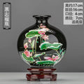 Axyaa Classic Jingdezhen Ceramic Vase with Base for Home Decor