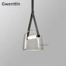 Axyaa Modern Glass Pendant Lights LED Hanging Lamp for Home Decor