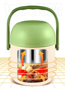 Axyaa Stainless Steel Insulated Lunch Box with Ultra Long Soup Pot