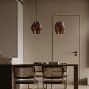 Axya Log Style Wood Chandelier for Dining Room and Kitchen Island