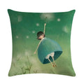 Axyaa Linen Pillowcase: Soft Printed Cover for Sofa, Car, or Home Décor