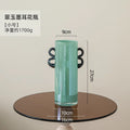 Axyaa Glass Vase Double-eared Straight-tube for Flower Arrangement and Home Decor