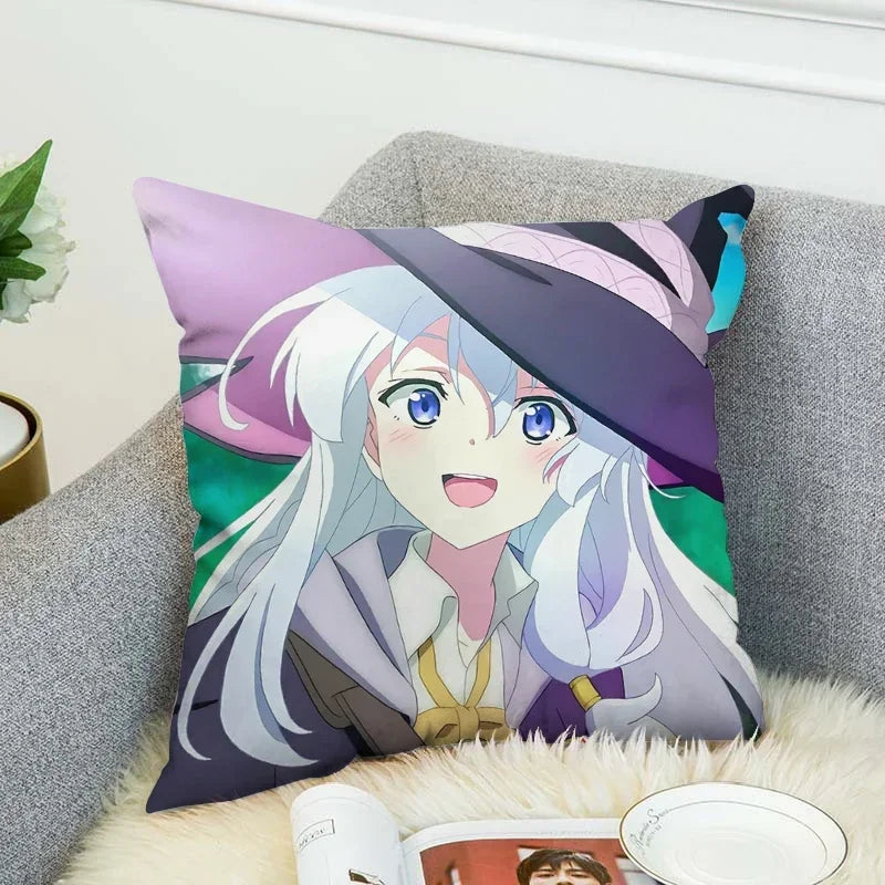 Axyaa Wandering Witch 40x40 Fall Pillow Cover - Home Decor & Cushion Cover