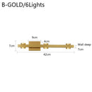 Axyaa Copper Wall Lamp Living Room Bedroom Mirror Headlight Modern Hotel Background Decor