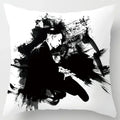 Axyaa Boho Style Ink Painting Pillow Sleeve for Home Decoration