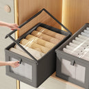Axyaa Underwear Drawer Organizer Clothes Divider Cabinet for Bra Storage, Oxford Cloth