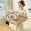 Axyaa Cozy Flannel Fleece Blanket, Luxurious Sofa Bed Cover, Soft & Warm Home Travel Essential