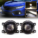 Axyaa LED Fog Lamps for Honda Civic Fit CRV Accord City, 2017-2024