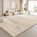 Axyaa Soft Cream Style Carpet Rug | Thick Washable Fluffy Mat for Living Room & Bedroom
