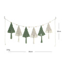 Nordic Christmas Tree Macrame Tapestry for Bedroom Wall Art - Axyaa Aesthetic Decor