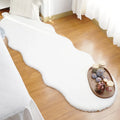 Axyaa Plush Faux Rabbit Fur Carpet: Modern Living Room & Kids Bedside Rug