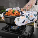 Axyaa Heat-resistant Oven Mitts - 2 Pack Kitchen Baking Gloves