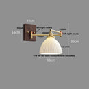 Axyaa Copper LED Wall Lights Modern Nordic Stair Light Fixtures