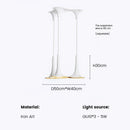 Axyaa Nordic LED White Pendant Light for Home Kitchen Bar Dining Room
