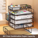 Axyaa Mesh Desk Organizer File Tray Rack Shelf for Office Document Storage