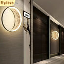 Axyaa Moon Wall Lamp: Luxury Nordic Light for Bedside, Staircase, or Entrance