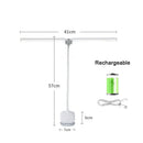 Axyaa Double-head Clip-On LED Table Lamp with Touch Control Dimmable Light