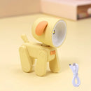 Axyaa Mini USB Rechargeable Cartoon Night Light - Bedroom Desktop Ornament & Ambient Light