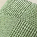 Axyaa Soft Striped Corduroy Throw Pillow Covers 18x18 Inch for Couch and Bed