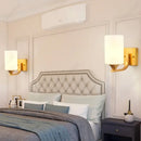 Axyaa Retro LED Glass Wall Lamp - Stylish Bedroom & Living Room Lighting