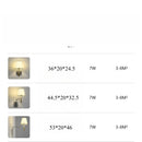 Axyaa Silver Metal Sconce with White Cloth Lampshade LED Light
