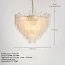 Axyaa Gold Crystal Chandelier Ceiling Lamp Modern Living Room Bedroom Decor