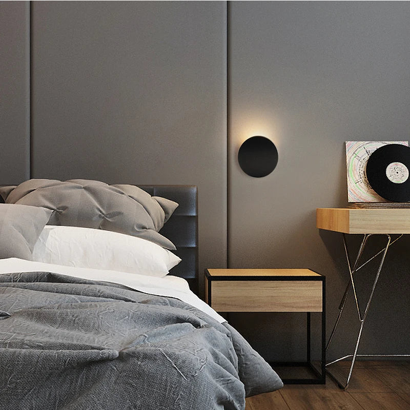 Axyaa Modern Indoor Wall Lamp for Bedroom Living Room, Sleek Home Lighting Decor