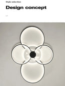 Axyaa Modern Minimalist Living Room Ceiling Lamp 2022