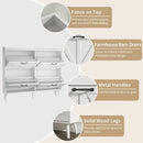 Axyaa Farmhouse Shoe Cabinet with 4 Drawers: Stylish Entryway Storage
