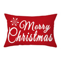 Axyaa Christmas Printed Deer & Santas Pillow Case 30x50cm