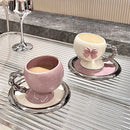 Axyaa Ceramic Latte Coffee Cup Saucer Set
