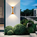 Axyaa 6W 12W Outdoor Waterproof Wall Sconce Up and Down Lights for Porch and Garden Indoor Decor Lighting