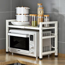 Axyaa Microwave Oven Rack Shelf Organizer Pan Pot Holder Storage Stand