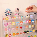 Axyaa Mini Food Toy Display Shelf Acrylic Storage Box Transparent Organizer